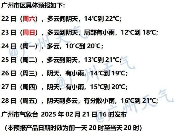 广州2月冷空气频繁来袭，厚衣服别急着收！你准备好了吗？  第3张