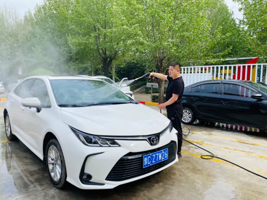 嵩山煤矿职工洗车难？自助洗车场开业，幸福生活再升级  第3张