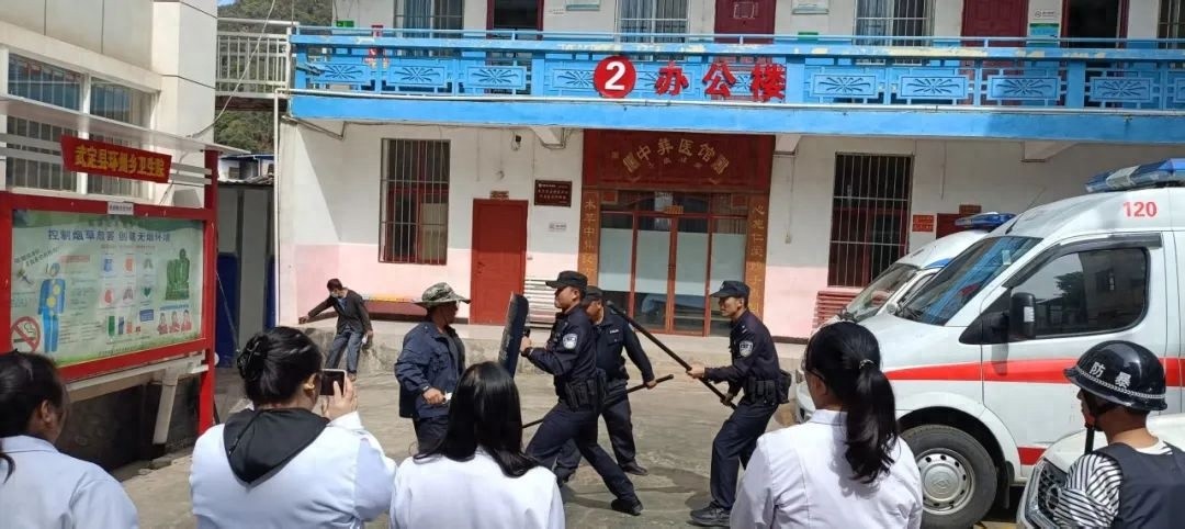 医院安保也能这么硬核？环州乡实战演练震撼来袭
