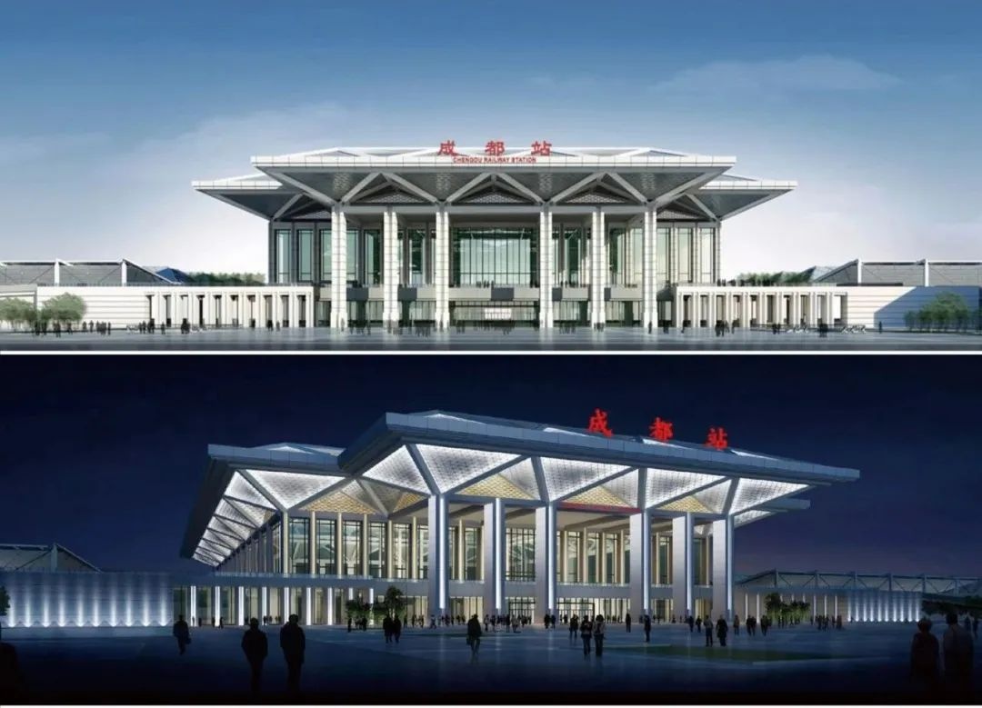 西南最大铁路站房改扩建完成封顶！成渝中线高铁将如何改变你的出行？  第4张