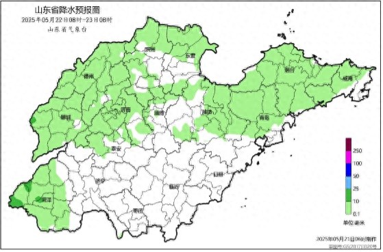 山东部分地区将迎分散性雷雨！22日，最高气温能降多少度？