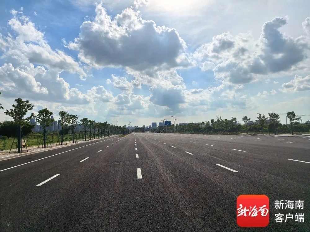 5月21日海口江东新区府越路冲刺竣工！这进度你知道吗？  第2张