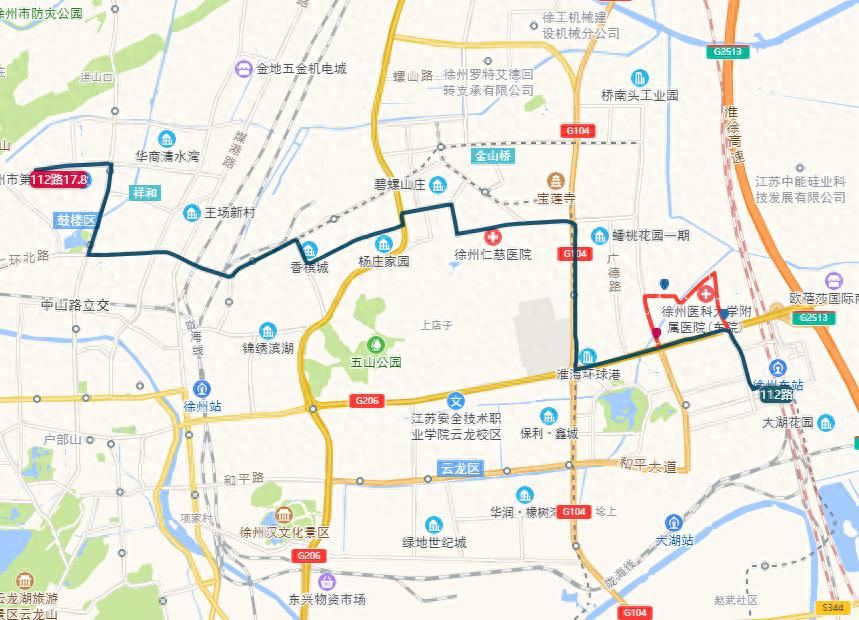 5月23日起徐州公交优化调整112路！这些站点和途经道路你知道吗？