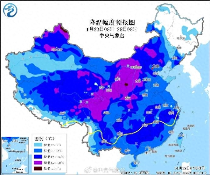 寒潮来袭！全国大范围降温雨雪，你的返乡路会堵成什么样？