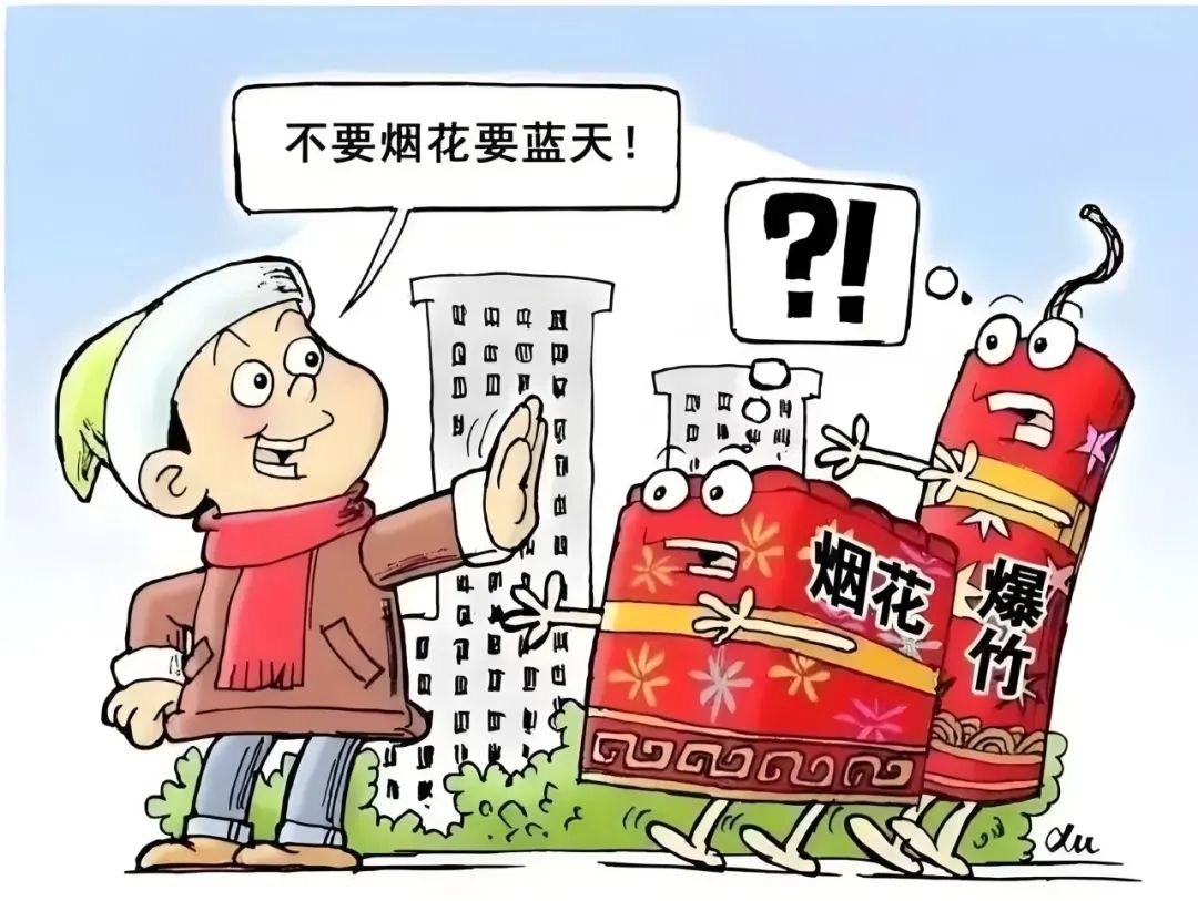 青年朋友们，禁燃禁放烟花爆竹，你准备好了吗？让我们一起迎接绿色新年  第6张