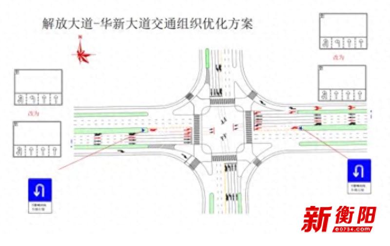 衡阳解放大道三大路口大改造，你的出行将如何改变？