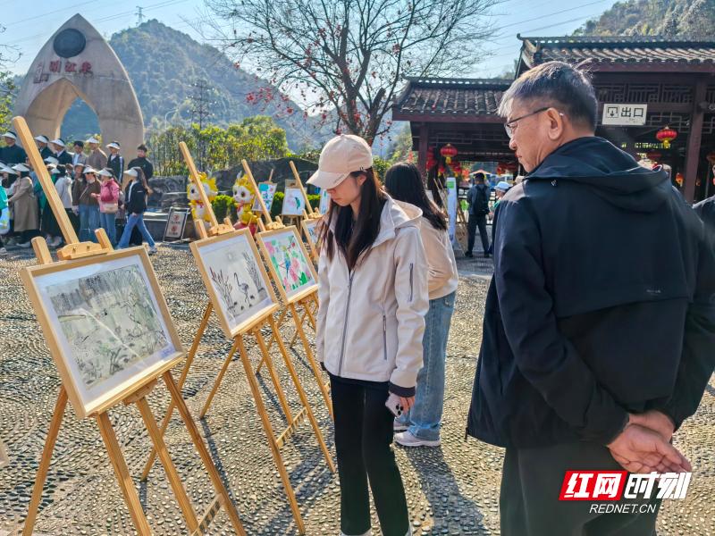 资兴市经济开发区完小举办生物多样主题绘画展，孩子们笔下的春天你见过吗？  第2张