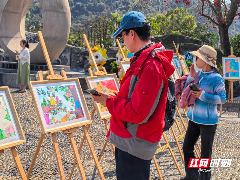 资兴市经济开发区完小举办生物多样主题绘画展，孩子们笔下的春天你见过吗？  第3张