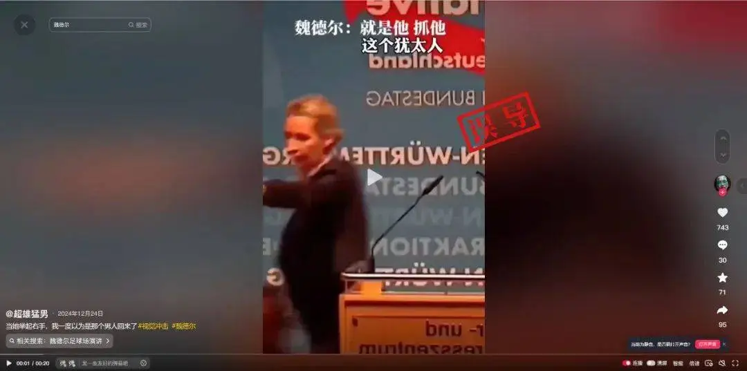 德国选择党领袖为何突然发怒？揭秘魏德尔演讲现场的真实内幕  第3张