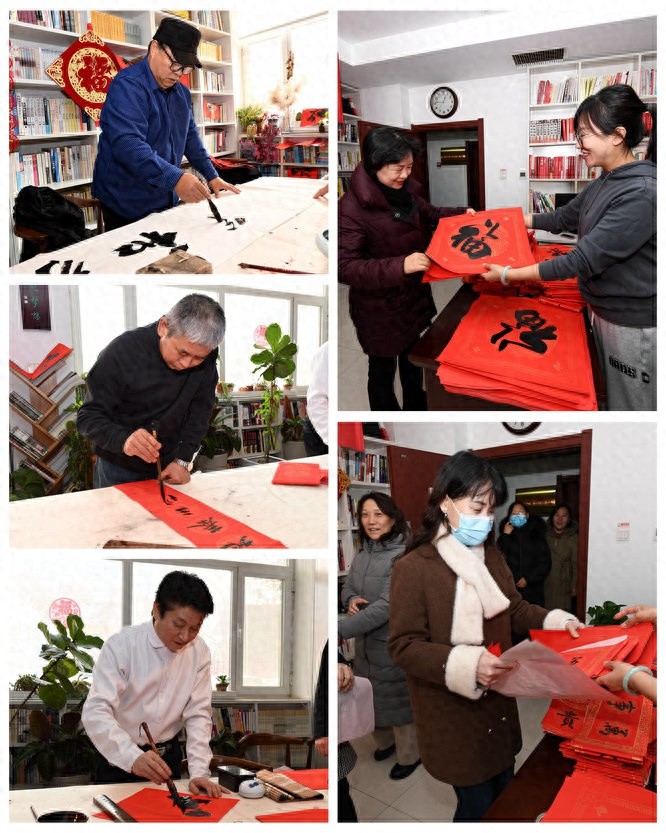 书法名家挥毫送福，职工们如何迎接乙巳蛇年的新春惊喜？