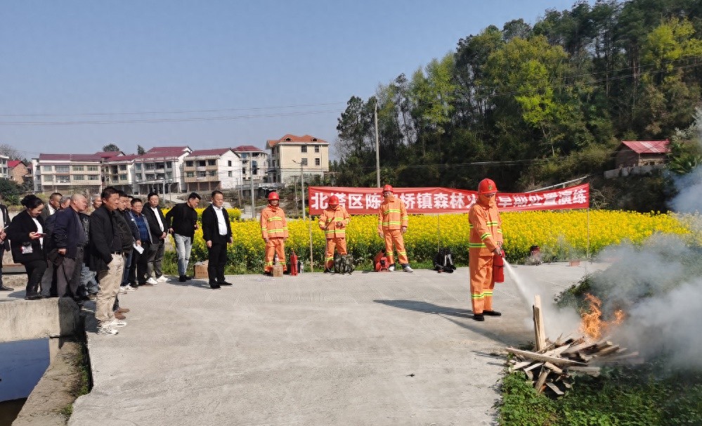 北塔区陈家桥镇实战演练，森林火灾早期处置能力大提升，你准备好了吗？