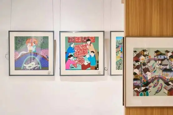 过年游古镇，逛书店，朵云书院·枫泾店带你感受上海年味！金山农民画展等你来打卡