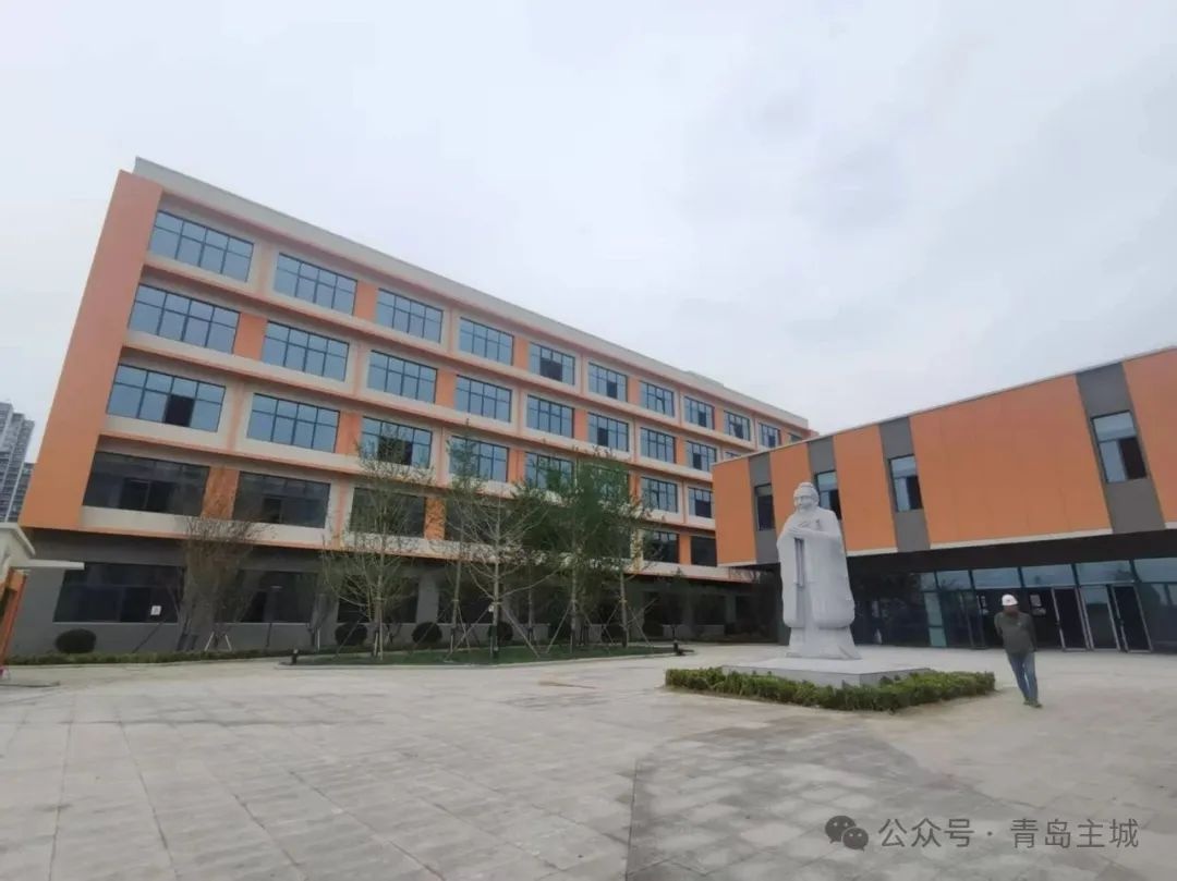 5月23日探访！李沧区青钢片区九年制学校进度超95%，6月底能竣工？  第2张