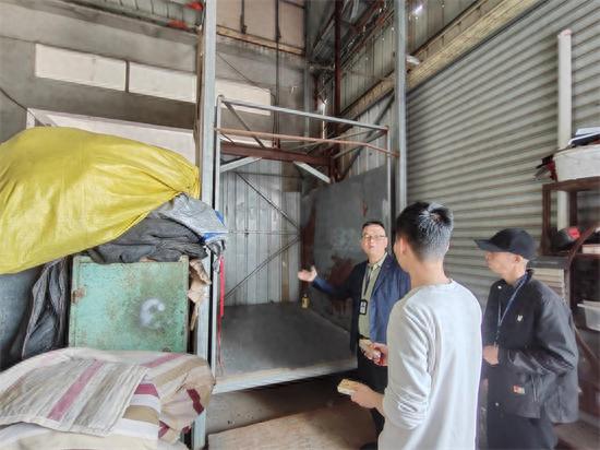 遂溪县市场监管局执法行动大揭秘！简易升降机安全隐患何时休？