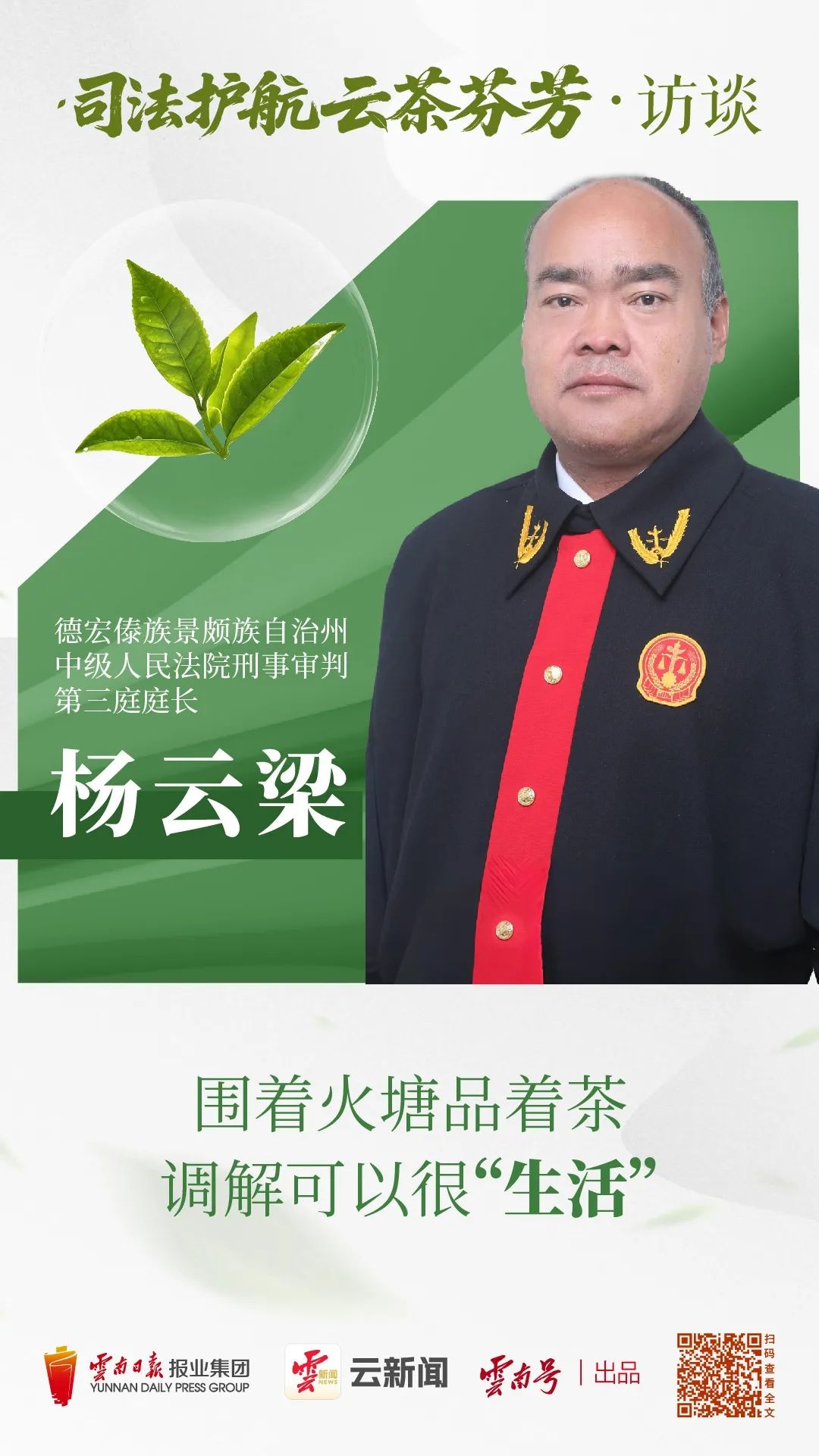 司法护航云茶芬芳！德昂族乡的茶与枫桥经验碰撞出啥火花？  第4张