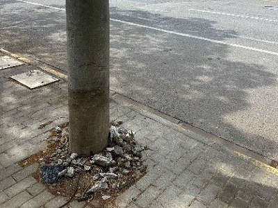 闵行区浦江镇网格员及时处置电力杆隐患？速度超赞  第3张