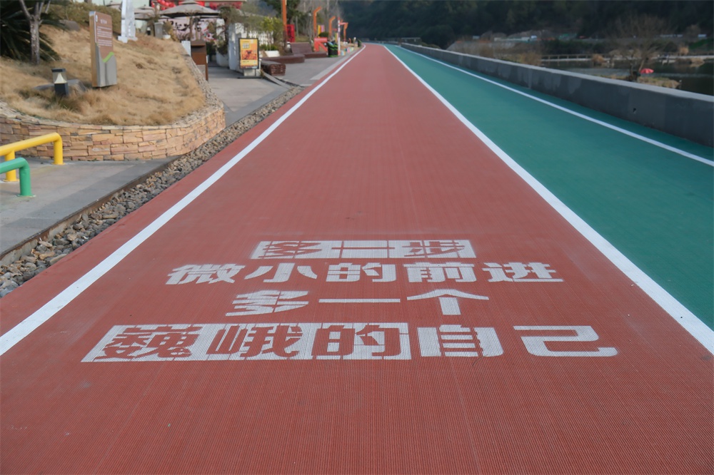 缙云县新春大改造！永宁公园足球场焕然一新，绿道智慧系统引领智能运动新风尚，你体验了吗？  第2张