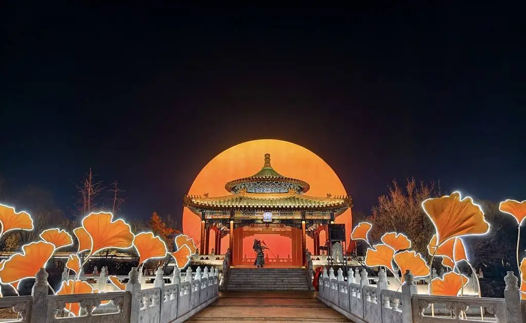 数万游客涌入唐山南湖景区，只为这即将闭幕的灯会！你还没看过吗？  第5张