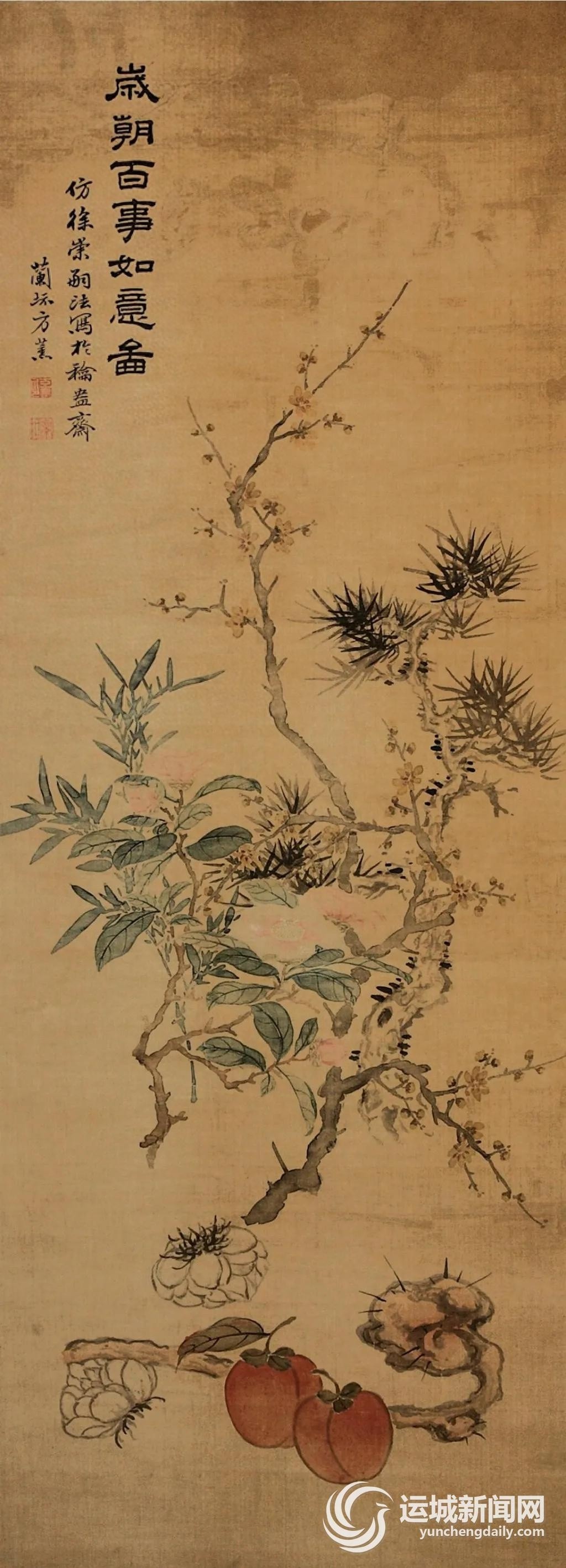 你知道这幅清代名画岁朝百事如意图背后藏着怎样的新年秘密吗？