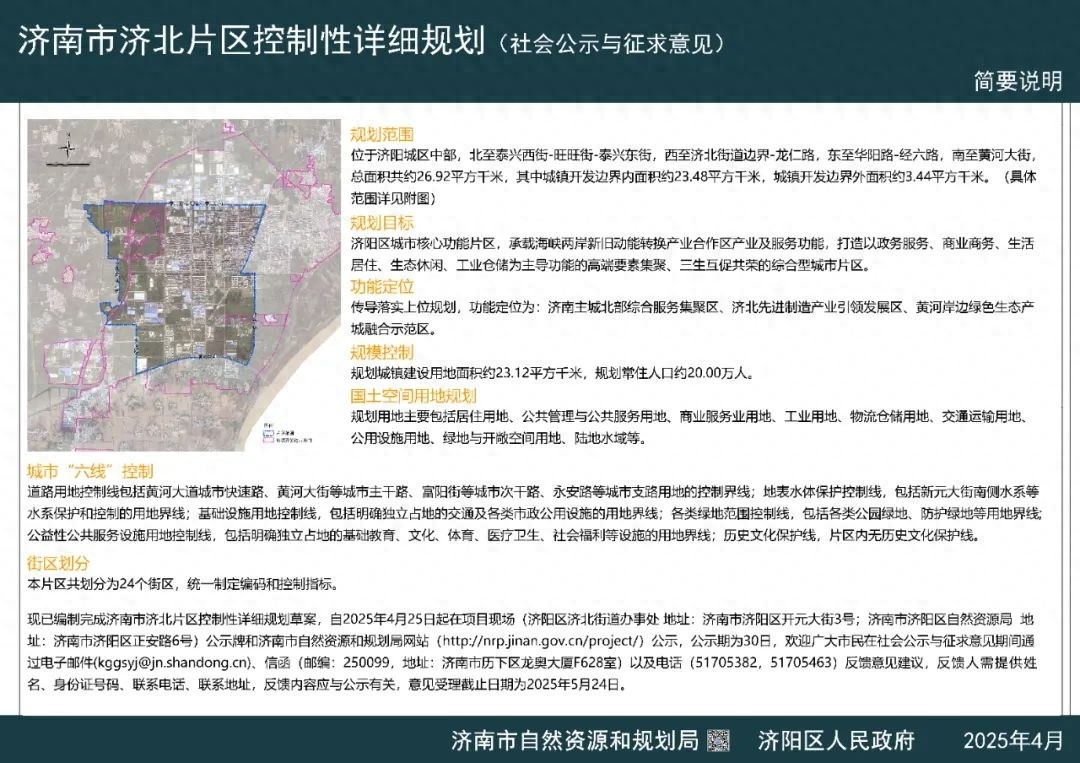 济北片区规划范围、目标及功能定位？约26.92平方千米超震撼