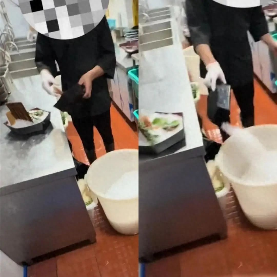 水濑放题（天河店）回收食材？员工偷偷吃？真相究竟如何