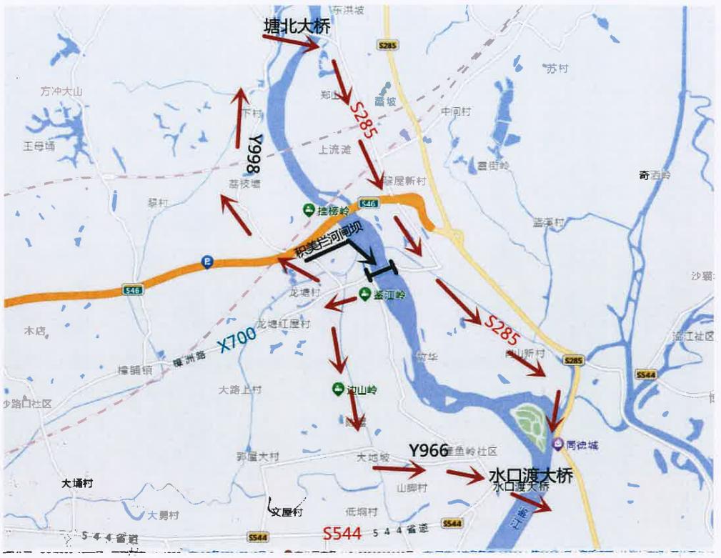注意！吴川省道S373线人民大桥和X700积美拦河闸坝段全封闭施工，咋绕行？  第2张
