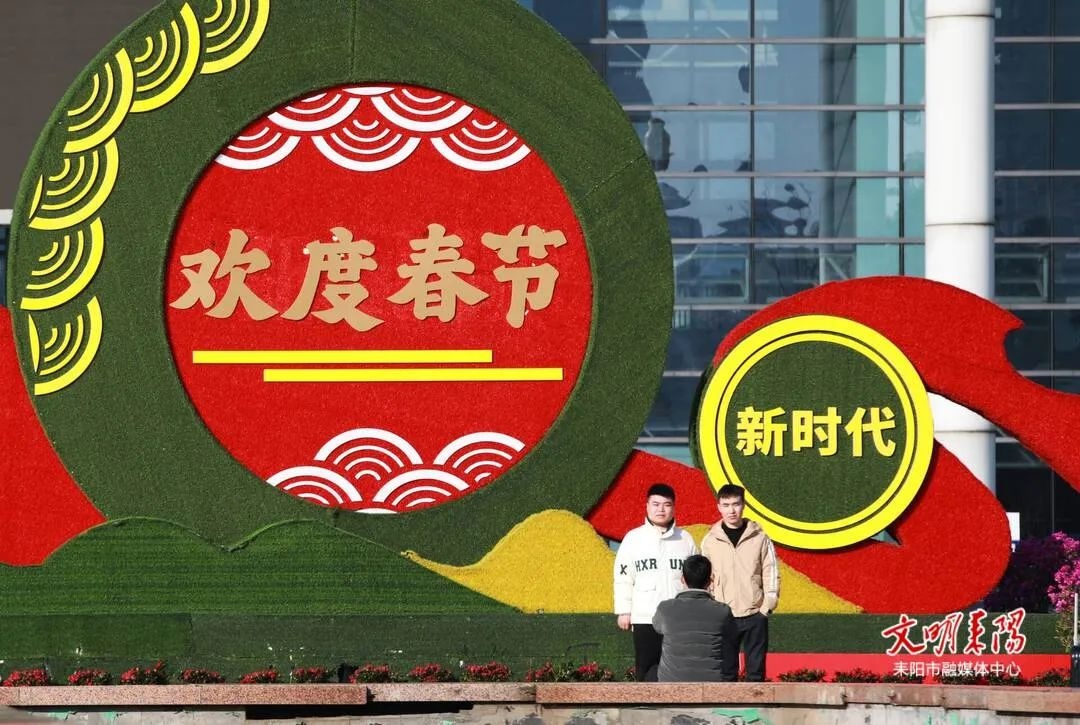耒阳新春花卉造景惊艳亮相！你准备好带孩子感受这浓浓年味了吗？  第5张
