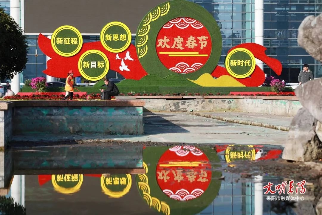 耒阳新春花卉造景惊艳亮相！你准备好带孩子感受这浓浓年味了吗？  第6张