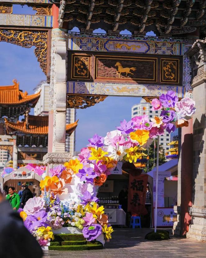 昆明街头新春氛围感拉满！你还不快来打卡？  第5张