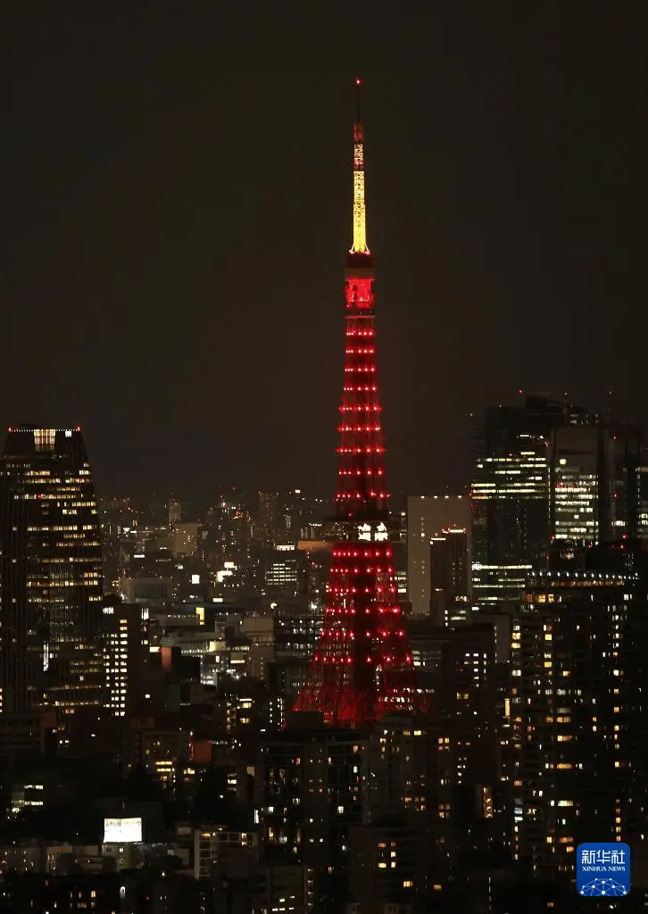 日本东京塔除夕夜再亮中国红，为何已达七次？