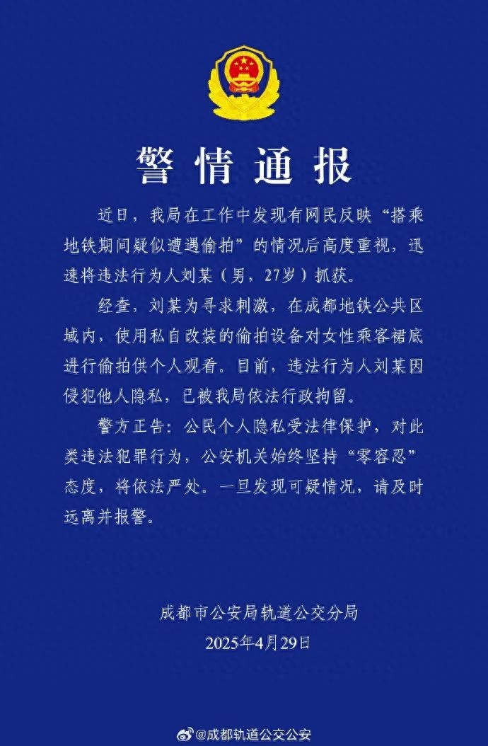 地铁偷拍事件惊爆！违法者已被拘留，你还敢忽视隐私安全吗？