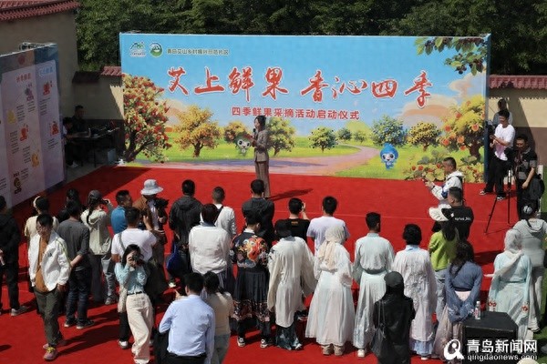 4月29日青岛艾山乡村振兴示范片区四季鲜果采摘活动启幕！你去了吗？