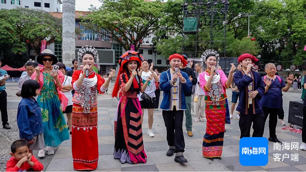 五指山与广西民歌歌手隔空对唱！你见过吗？  第2张