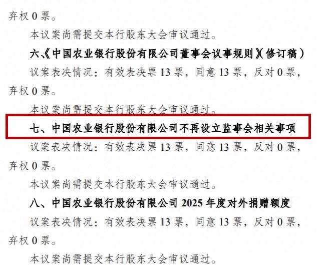 4月29日！五大国有行及两家股份制银行拟不再设监事会？