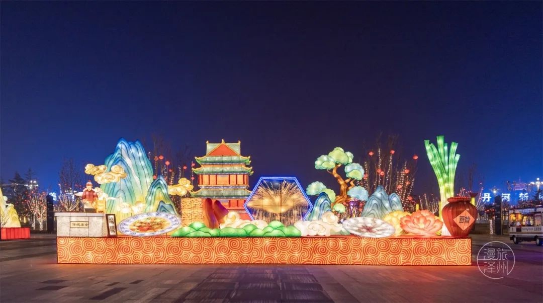 高铁东站灯展惊艳无比！泽州灯组特色超多你知道吗？  第7张