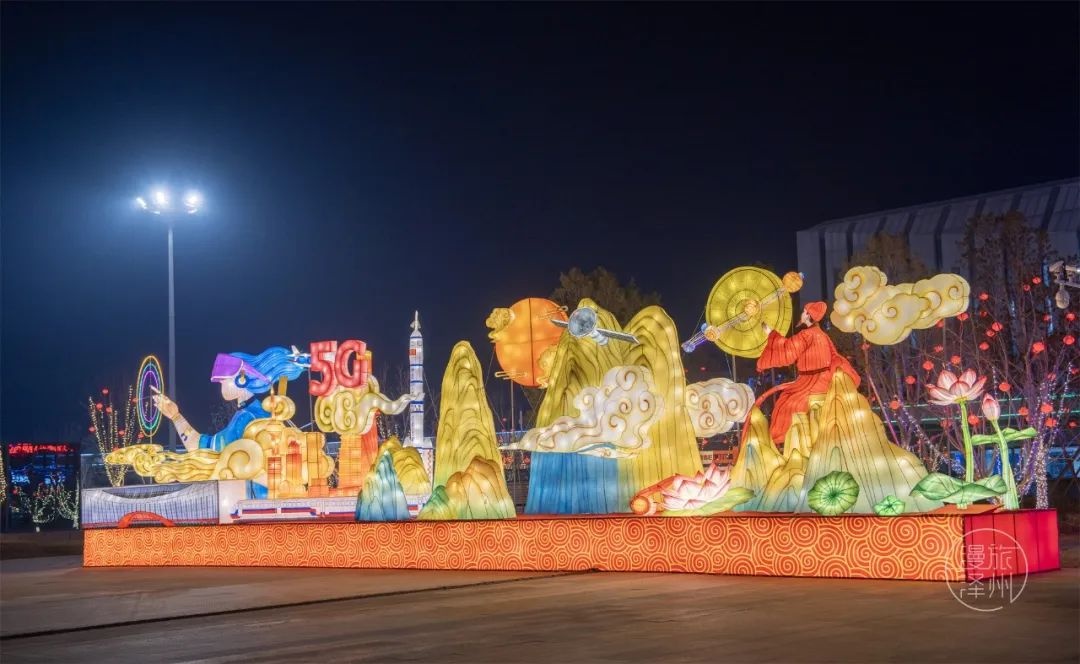 高铁东站灯展惊艳无比！泽州灯组特色超多你知道吗？  第9张