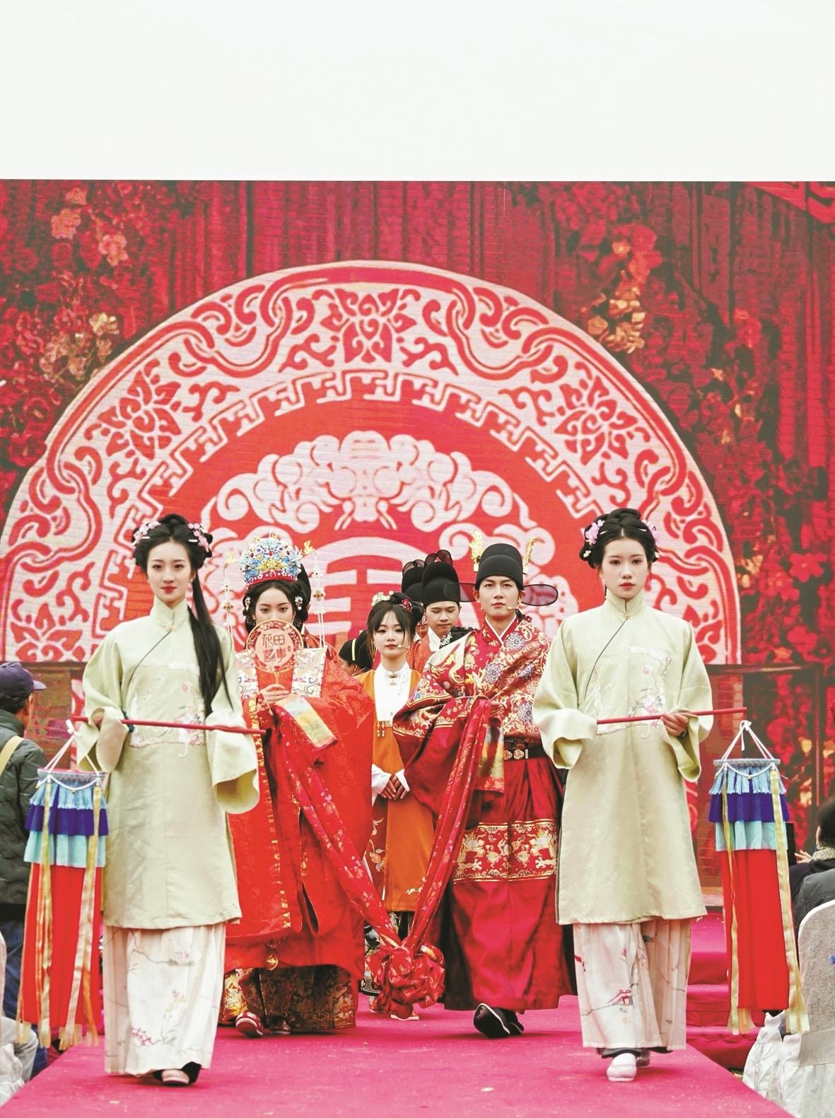震撼！再现十里红妆，2025象山花田婚礼有何独特之处？  第3张
