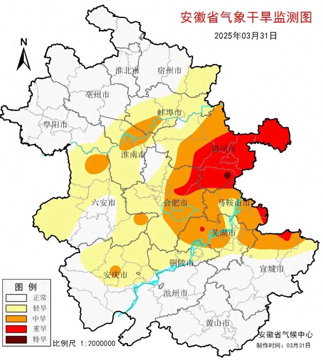 安徽未来十天持续干旱！你的城市上榜了吗？  第1张